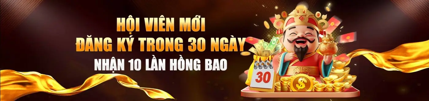 Thưởng hội viên tích cực hoạt động 10 hồng bao trị giá 999k